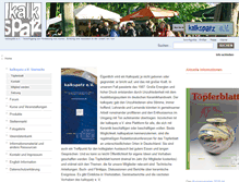 Tablet Screenshot of kalkspatz.de